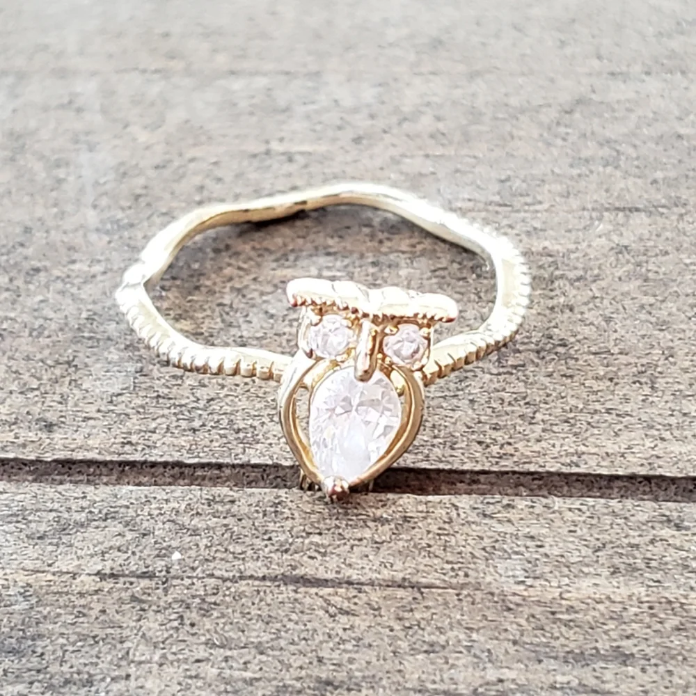 Owl ring size 7.25
